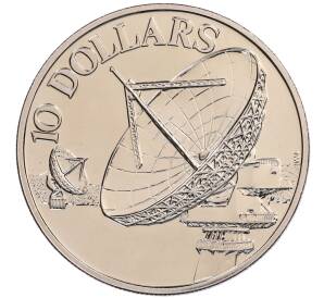 10 долларов 1980 года Сингапур «Спутники связи» — Фото №1