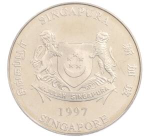 10 долларов 1997 года Сингапур «Китайский гороскоп — Год быка» — Фото №2