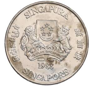 10 долларов 1988 года Сингапур «Китайский гороскоп — Год дракона» — Фото №2