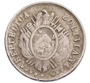 5 сентаво 1877 года Боливия — Фото №1