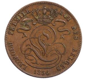 5 сантимов 1856 года Бельгия — Фото №2