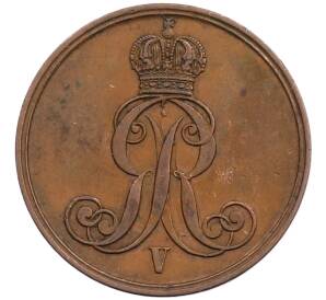 2 пфеннига 1853 года Ганновер — Фото №2