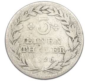 1/3 талера 1826 года Гессен-Кассель — Фото №1