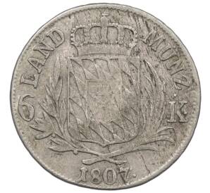 6 крейцеров 1807 года Бавария — Фото №1