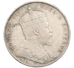 1 доллар 1907 года Стрейтс Сетлментс — Фото №2