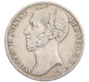 1 гульден 1848 года Нидерланды — Фото №2