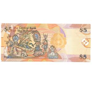 5 долларов 2013 года Багамские острова — Фото №2