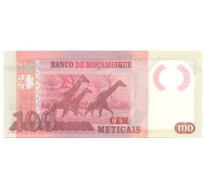 100 метикал 2011 года Мозамбик — Фото №2