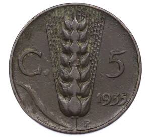 5 чентезимо 1935 года Италия — Фото №1