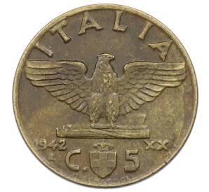 5 чентезимо 1942 года Италия — Фото №1