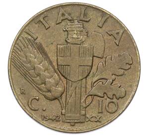 10 чентезимо 1942 года Италия — Фото №1