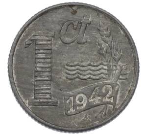 1 цент 1942 года Нидерланды — Фото №1