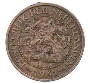 2 1/2 цента 1941 года Нидерланды — Фото №1