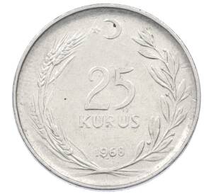 25 курушей 1968 года Турция — Фото №1