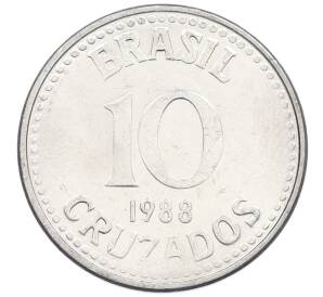 10 крузадо 1988 года Бразилия — Фото №1