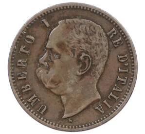 2 чентезимо 1898 года Италия — Фото №2