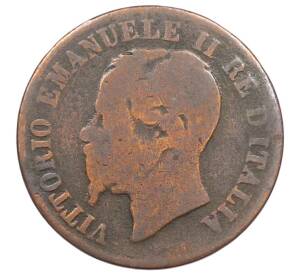 2 чентезимо 1861 года М Италия — Фото №2