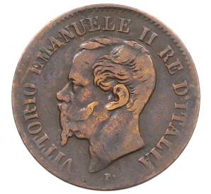 2 чентезимо 1862 года N Италия — Фото №2