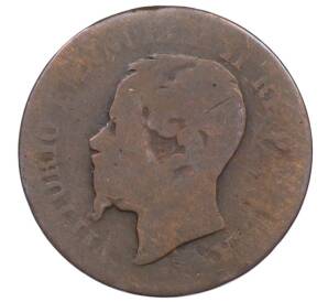 2 чентезимо 1861 года N Италия — Фото №2