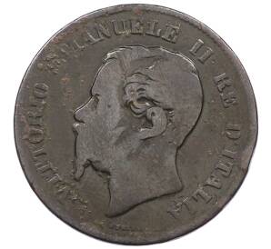 5 чентезимо 1862 года N Италия — Фото №2