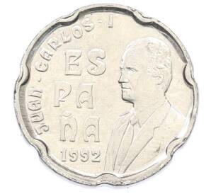 50 песет 1992 года Испания «XXV летние Олимпийские Игры в Барселоне 1992 — Король Хуан Карлос I» — Фото №2