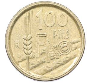 100 песет 1995 года Испания «ФАО» — Фото №1