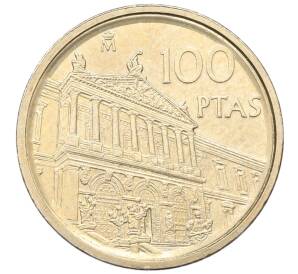 100 песет 1996 года Испания «Национальная библиотека» — Фото №1