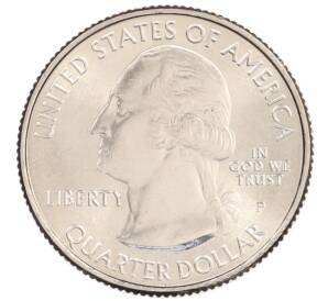 1/4 доллара (25 центов) 2019 года Р США «Национальные парки — №46 Национальный исторический парк Лоуэлл» — Фото №2