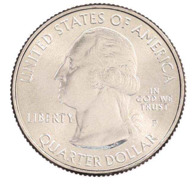 Монета 1/4 доллара (25 центов) 2019 года Р США «Национальные парки — №46 Национальный исторический парк Лоуэлл» (Артикул: M2-8649) — Фото №2