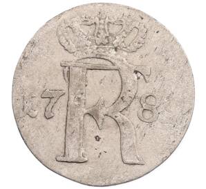 1/24 талера 1782 года Пруссия — Фото №2