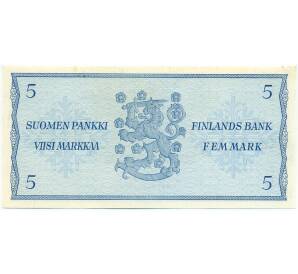 5 марок 1963 года Финляндия — Фото №2