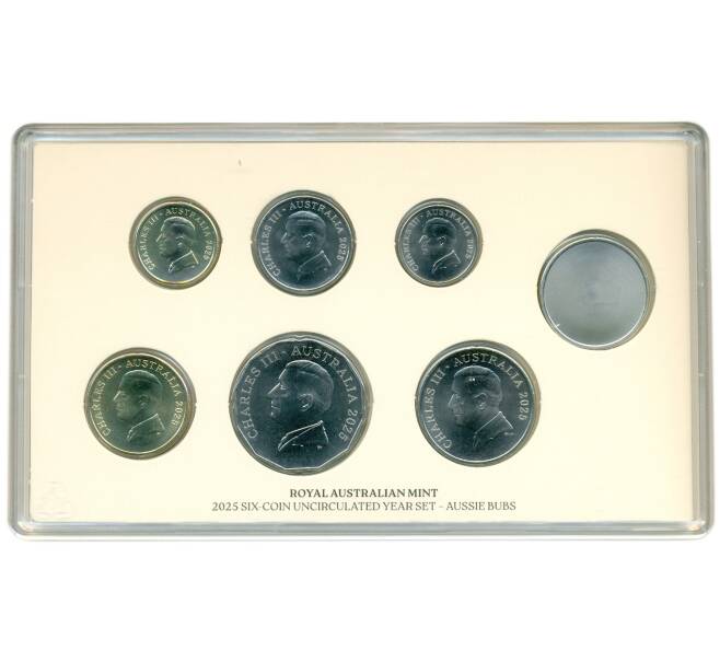 Годовой набор из 6 монет 2025 года Австралия (с жетоном) (Артикул: M3-1520) — Фото №2