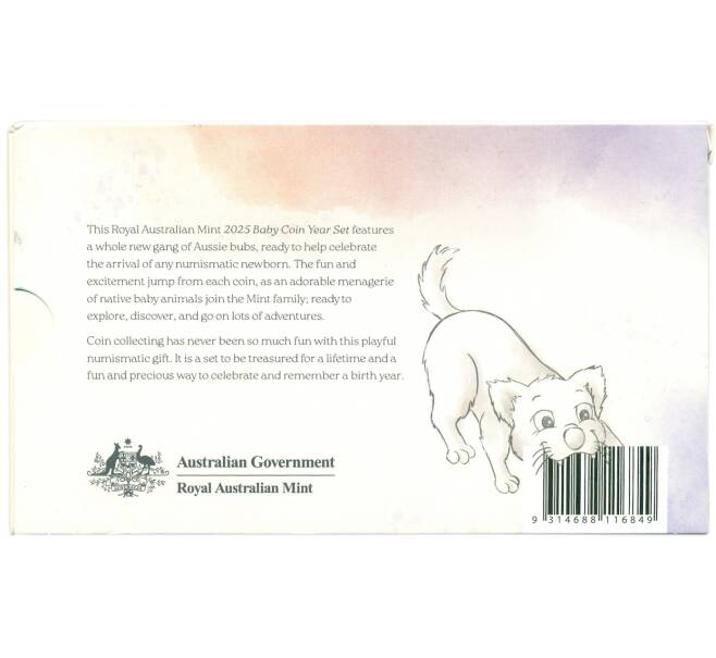 Годовой набор из 6 монет 2025 года Австралия (с жетоном) (Артикул: M3-1520)