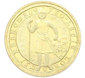 2 злотых 2007 года Польша «750 лет городу Краков» — Фото №1