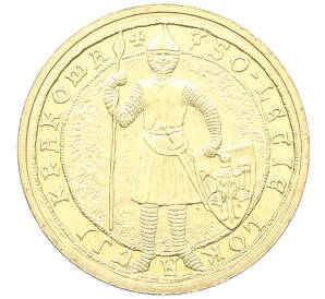 2 злотых 2007 года Польша «750 лет городу Краков» — Фото №1