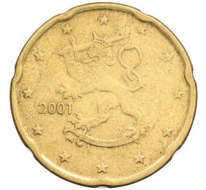 20 евроцентов 2001 года Финляндия — Фото №1
