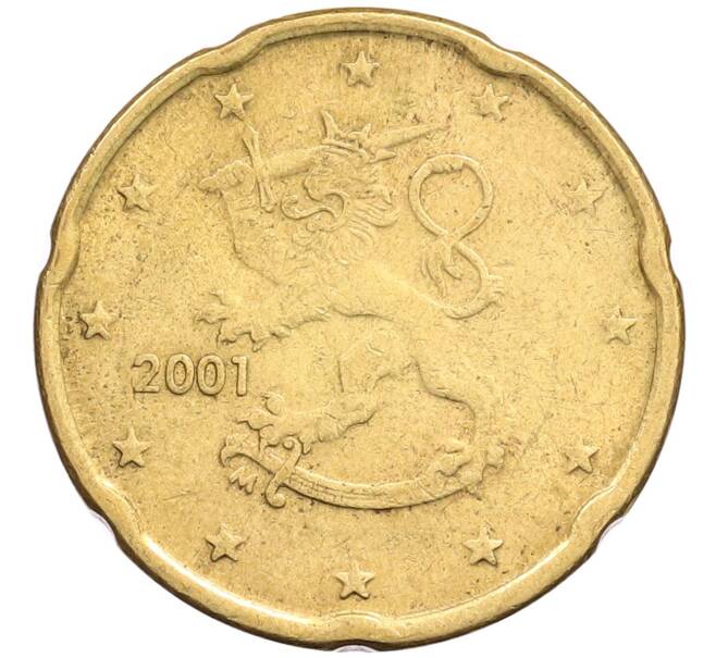 Монета 20 евроцентов 2001 года Финляндия (Артикул: T11-28818) — Фото №1