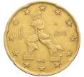 Монета 20 евроцентов 2002 года Италия (Артикул: T11-28825) — Фото №1