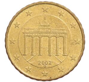 10 евроцентов 2002 года G Германия — Фото №1