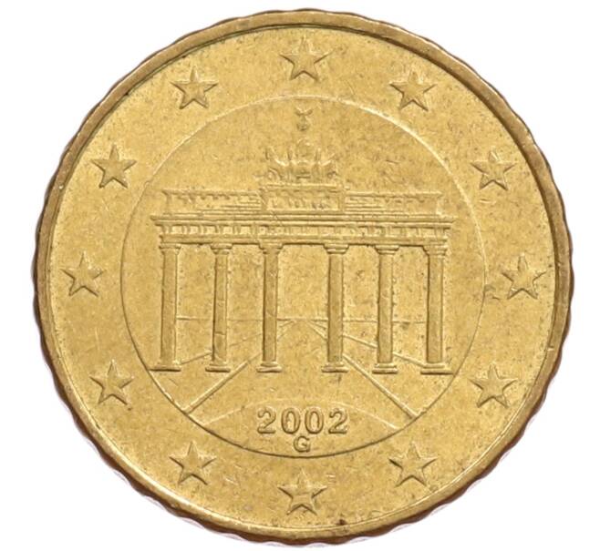 Монета 10 евроцентов 2002 года G Германия (Артикул: T11-28826) — Фото №1