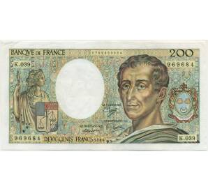 200 франков 1986 года Франция