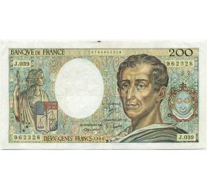 200 франков 1986 года Франция