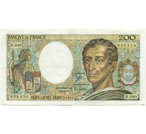 200 франков 1986 года Франция