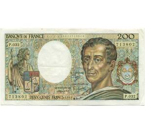 200 франков 1985 года Франция