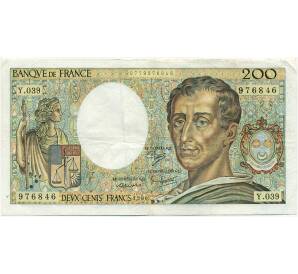 200 франков 1986 года Франция