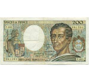 200 франков 1985 года Франция