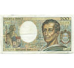 200 франков 1989 года Франция