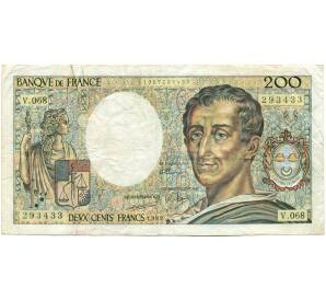 200 франков 1989 года Франция