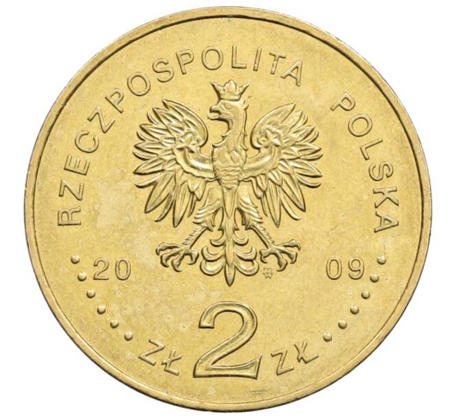 Монета 2 злотых 2009 года Польша «25 лет со дня смерти блаженного Ежи Попелушко» (Артикул: K10-9409) — Фото №2