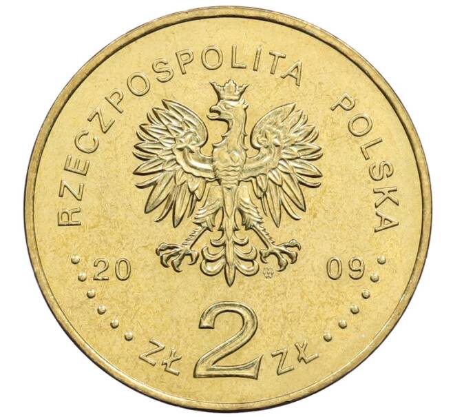Монета 2 злотых 2009 года Польша «25 лет со дня смерти блаженного Ежи Попелушко» (Артикул: K10-9410) — Фото №2